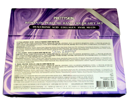 Prettyskin Romantic Perfume Hand Cream Gift Set