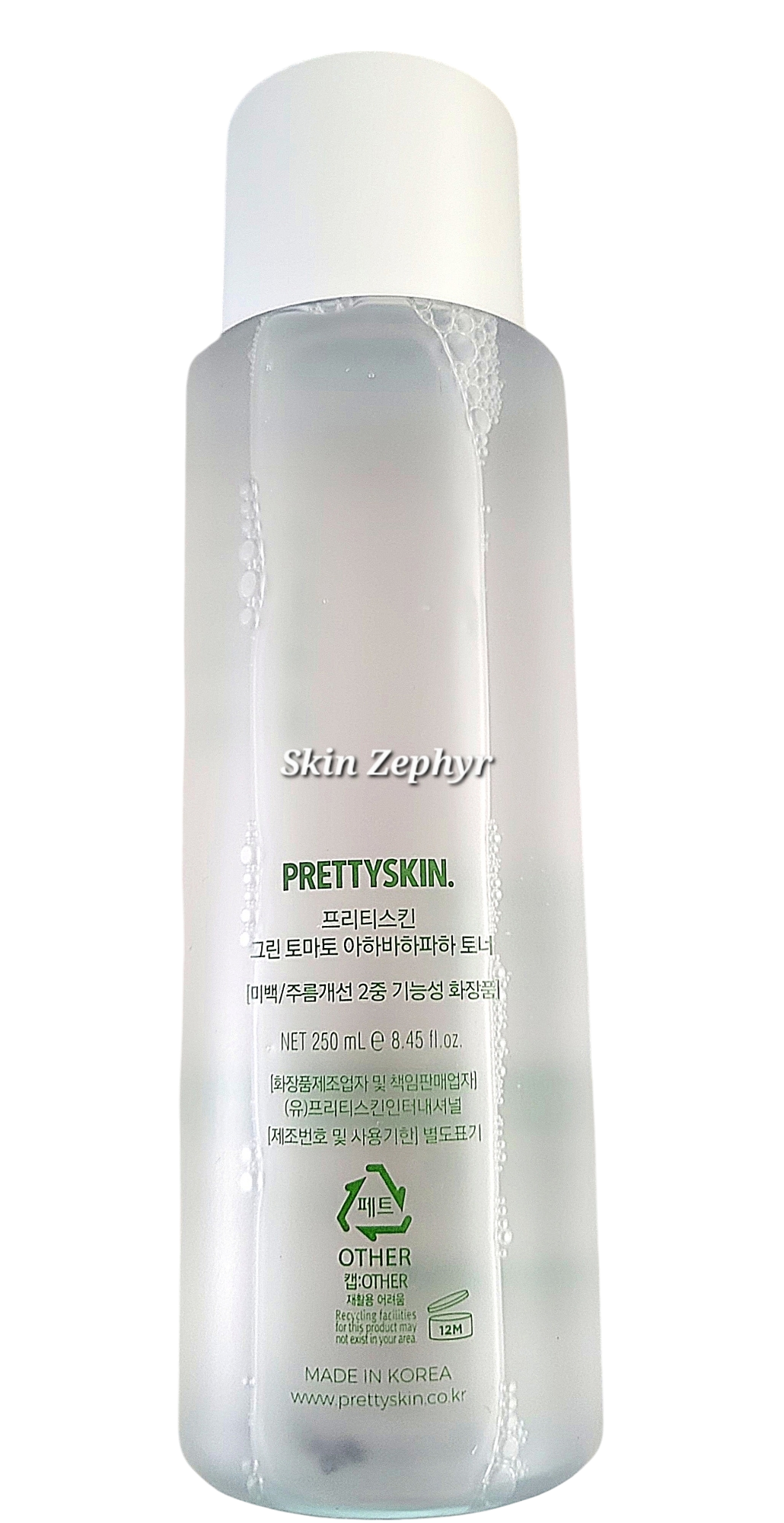 Prettyskin Green Tomato AHA BHA PHA Toner