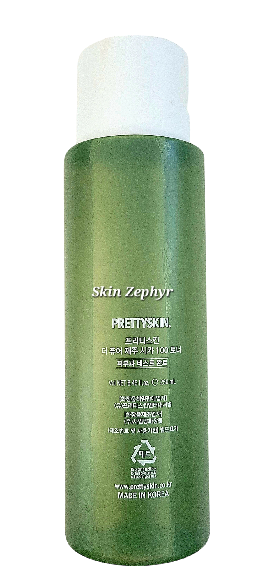 Prettyskin The Pure Jeju Cica 100  Facial Toner