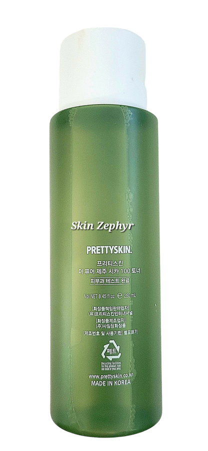 Prettyskin The Pure Jeju Cica 100  Facial Toner