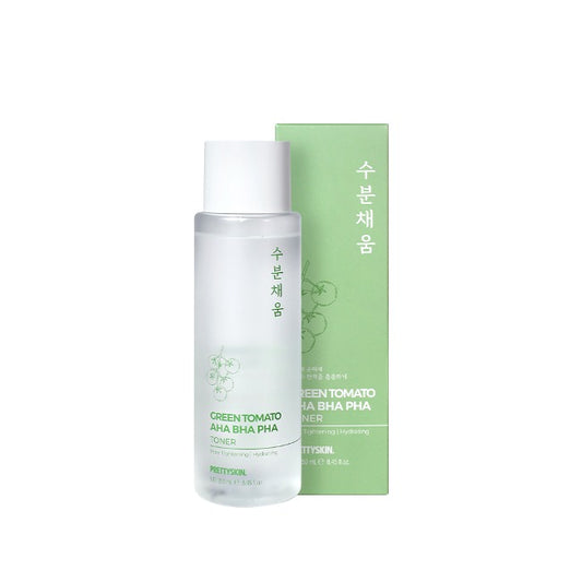 Prettyskin Green Tomato AHA BHA PHA Toner
