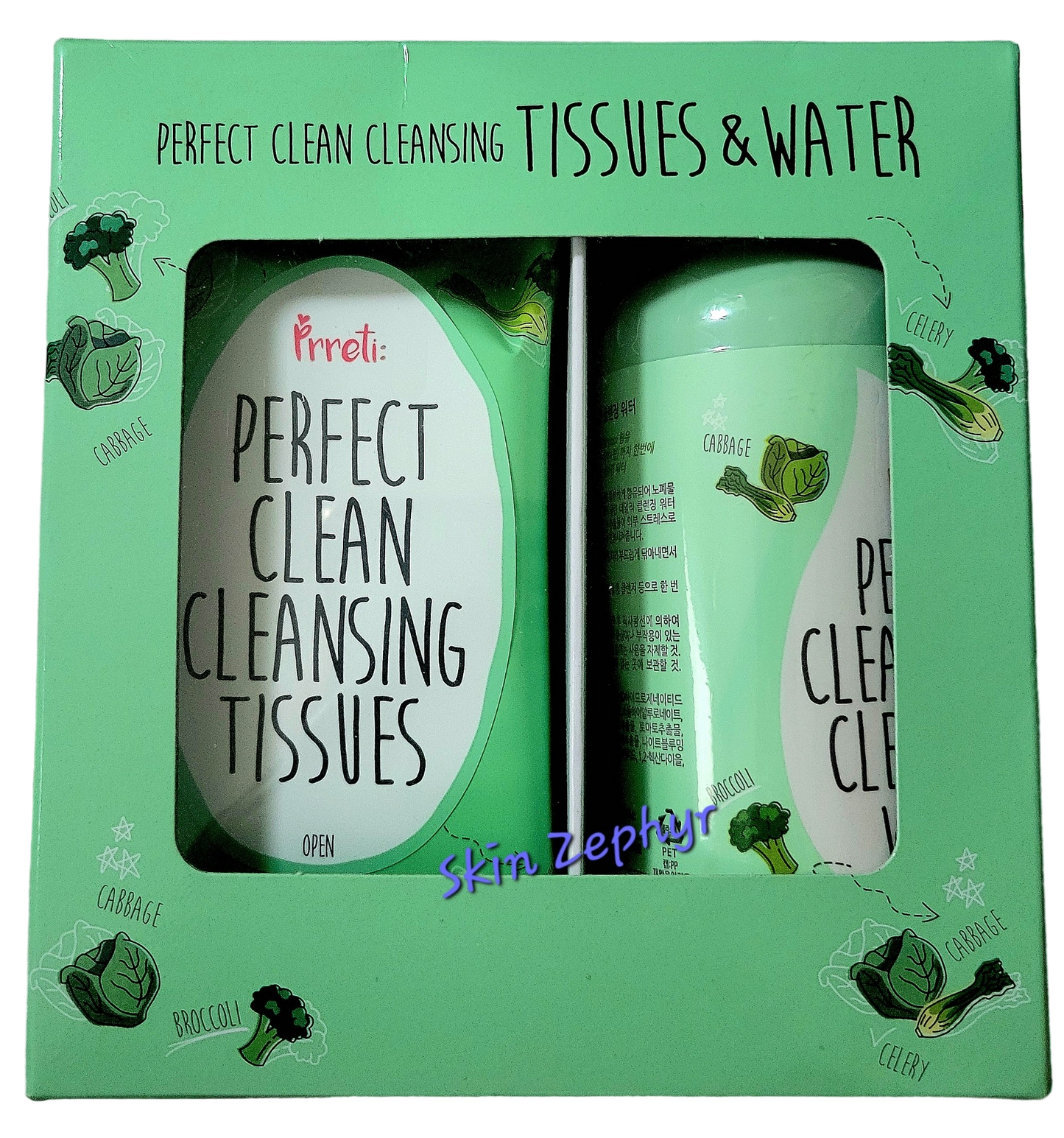 Prreti Perfect Clean Cleansing Tissues and Cleansing Water