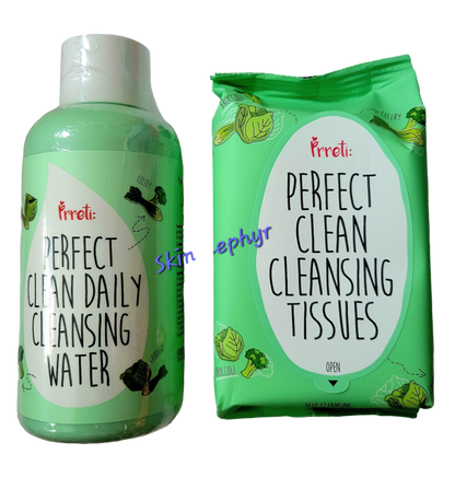 Prreti Perfect Clean Cleansing Tissues and Cleansing Water