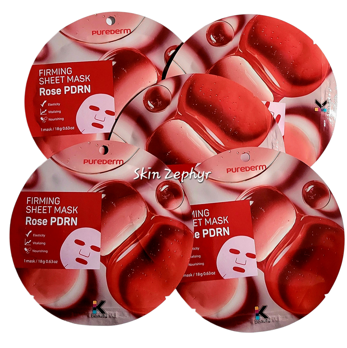 Purederm Rose PDRN Firming Sheet Mask