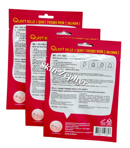 Quret Hello Friends Collagen Masks