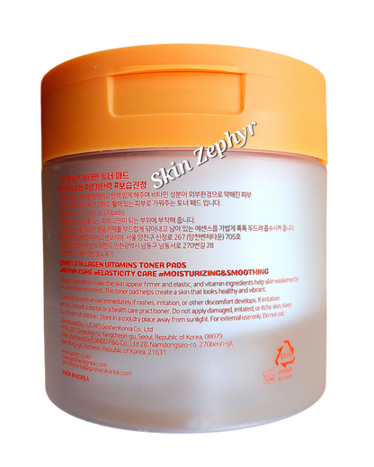 Quret Oh! Collagen Vitamins Toner Pads