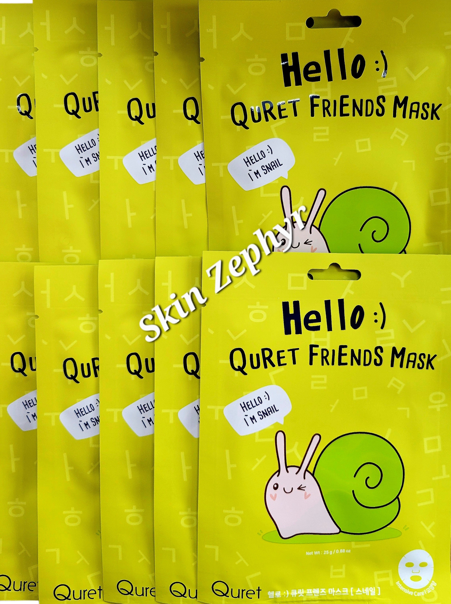 Quret Hello Friends Masks (Snail)