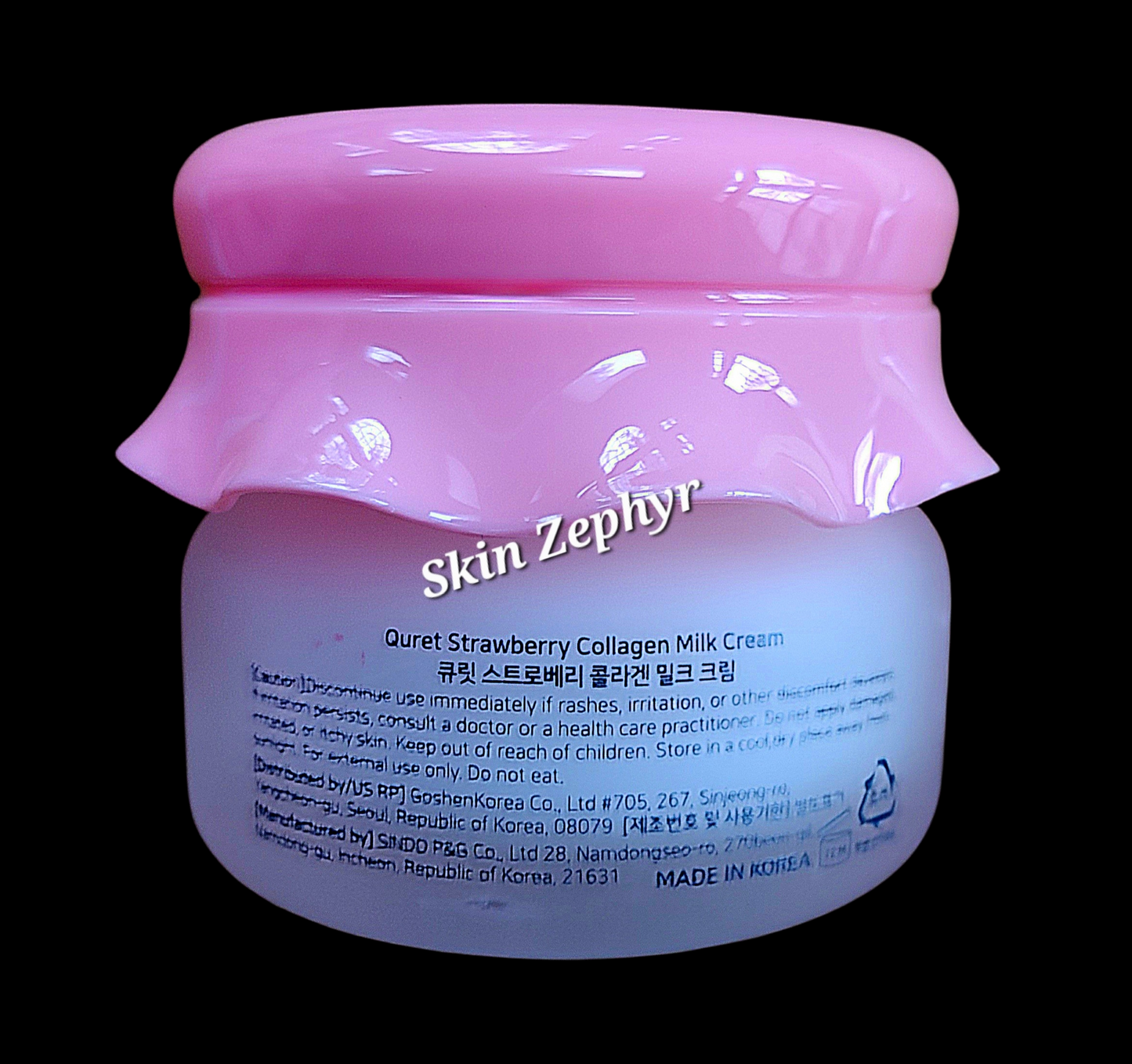 Quret Strawberry Collagen Milk Cream
