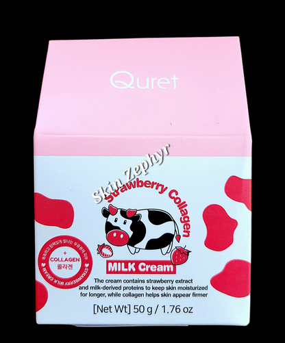 Quret Strawberry Collagen Milk Cream