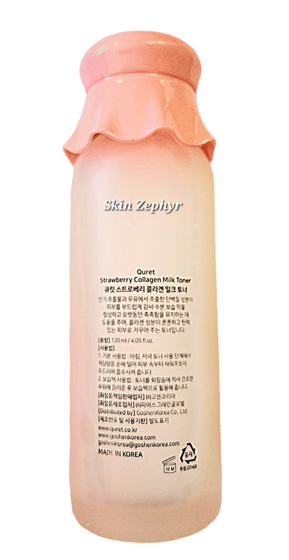 Quret Strawberry Collagen Milk Toner