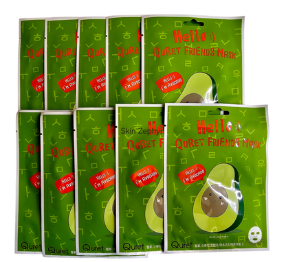 Quret Hello! Friends Mask: Avocado