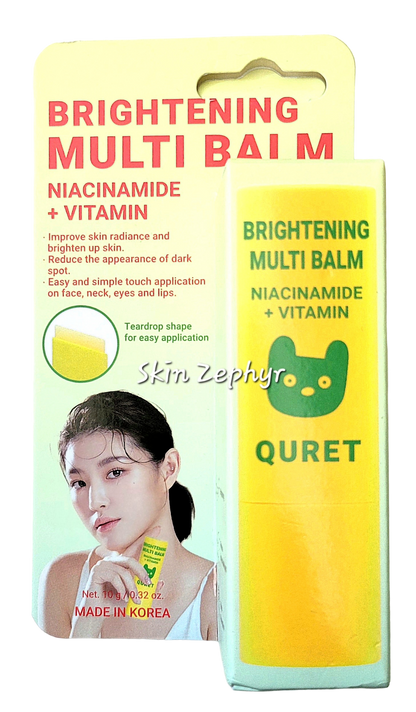Quret Brightening Multi-Balm with Niacinamide and Vitamins