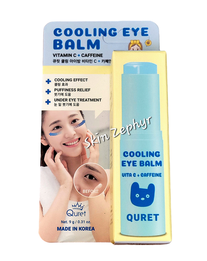Quret Cooling Eye Balm with Vita C and Caffeine