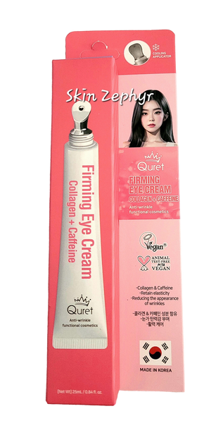 Quret Firming Eye Cream with Collagen and Caffeine – Skin Zephyr