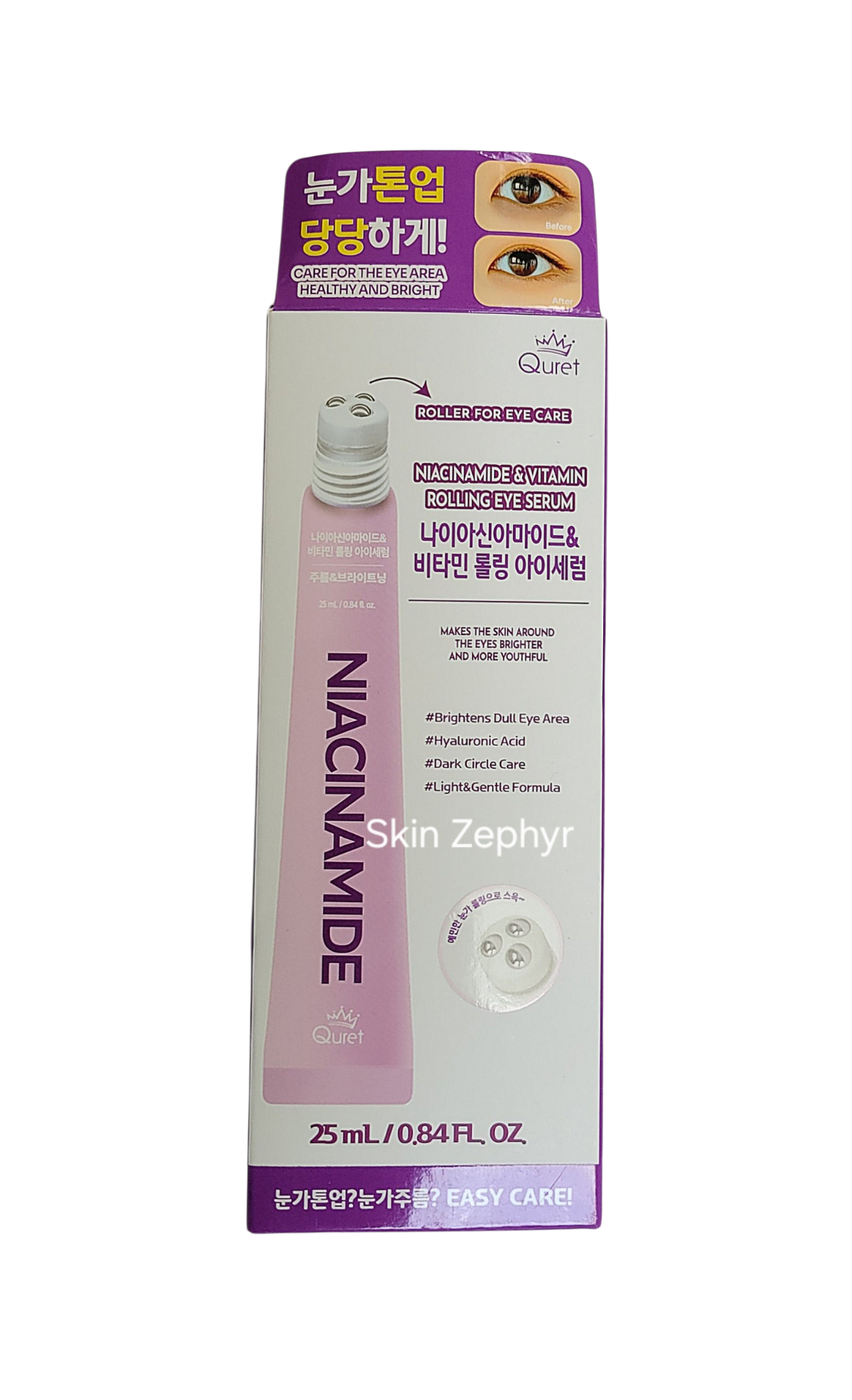 Quret Niacinamide & Vitamin Rolling Eye Serum
