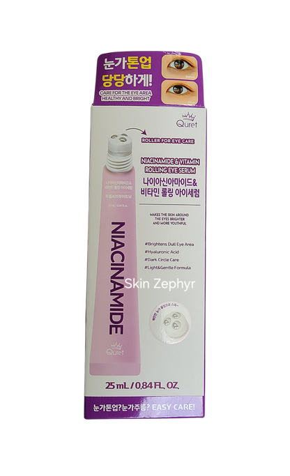 Quret Niacinamide & Vitamin Rolling Eye Serum
