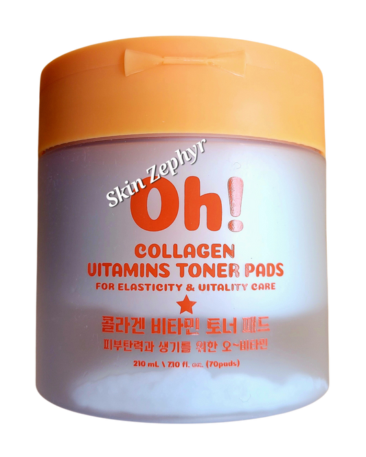 Quret Oh! Collagen Vitamins Toner Pads