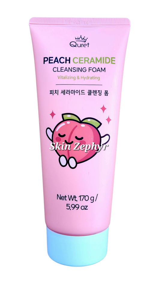 Quret Peach Ceramide Cleansing Foam