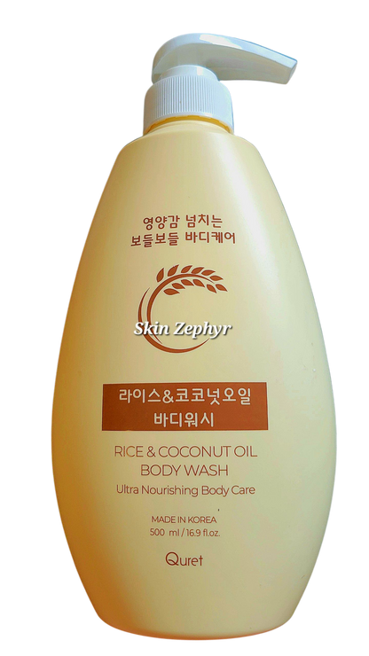 Quret Rice & Coconut Oil Body Wash