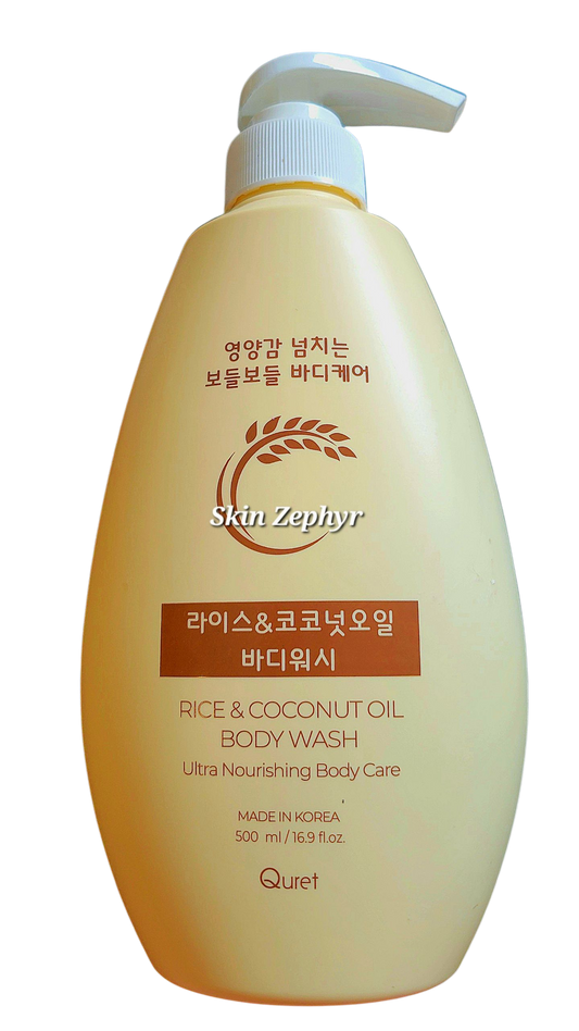 Quret Rice & Coconut Oil Body Wash