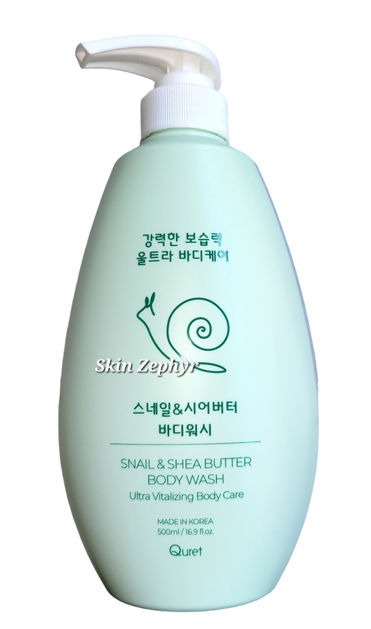 Quret Snail and Shea Butter Body Wash
