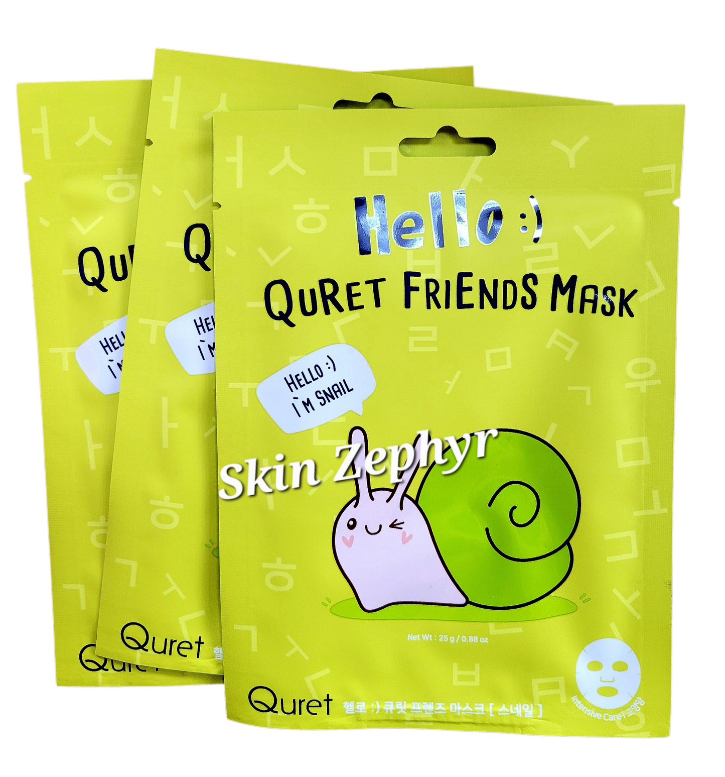 Quret Hello Friends Masks (Snail)