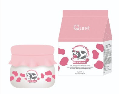 Quret Strawberry Collagen Milk Cream