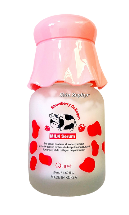 Quret Strawberry Collagen Milk Serum