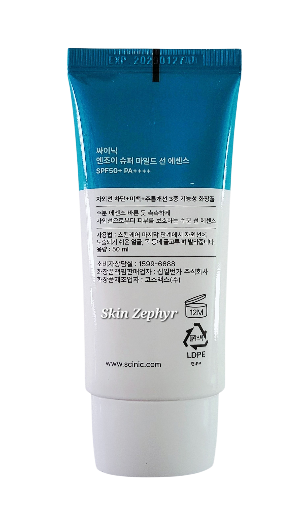 Scinic Enjoy Super Mild Sun Essence SPF50+ PA++++