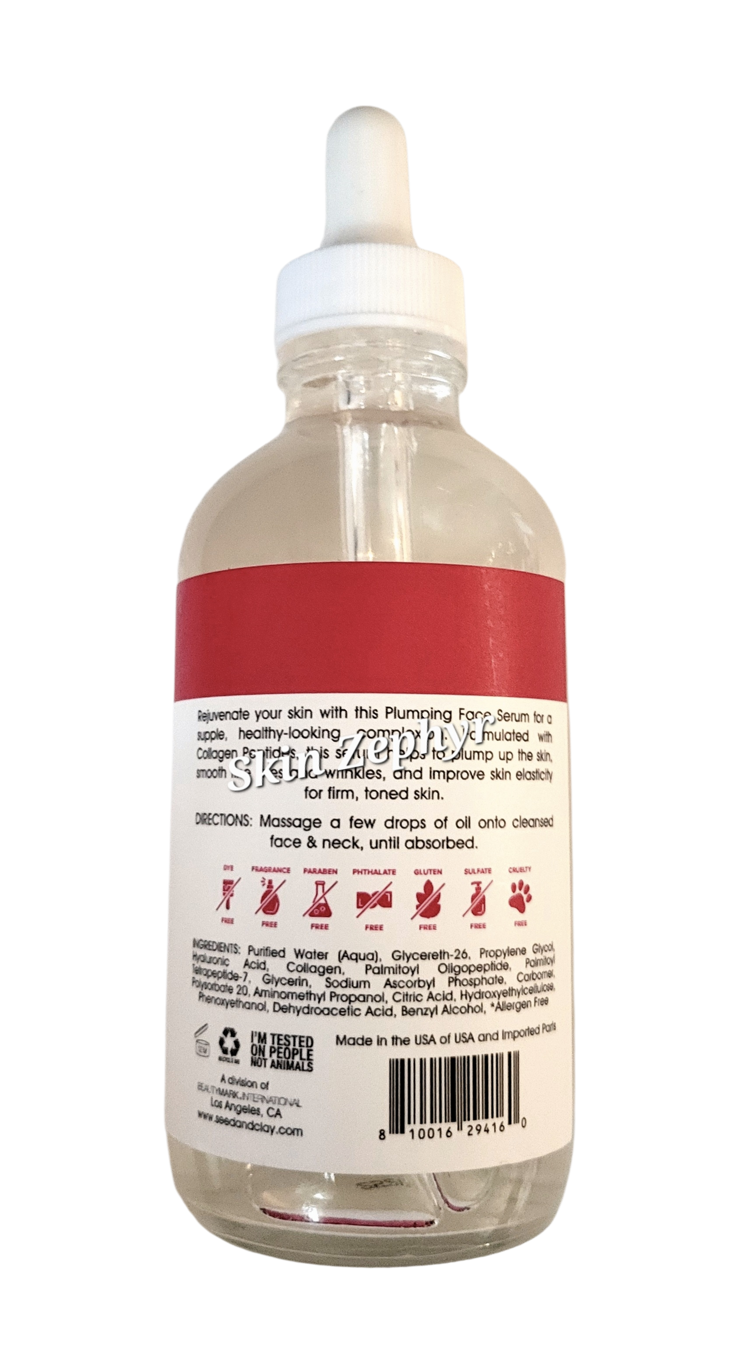 Seed and Clay Collagen Peptides Plumping Skin Serum No. 130