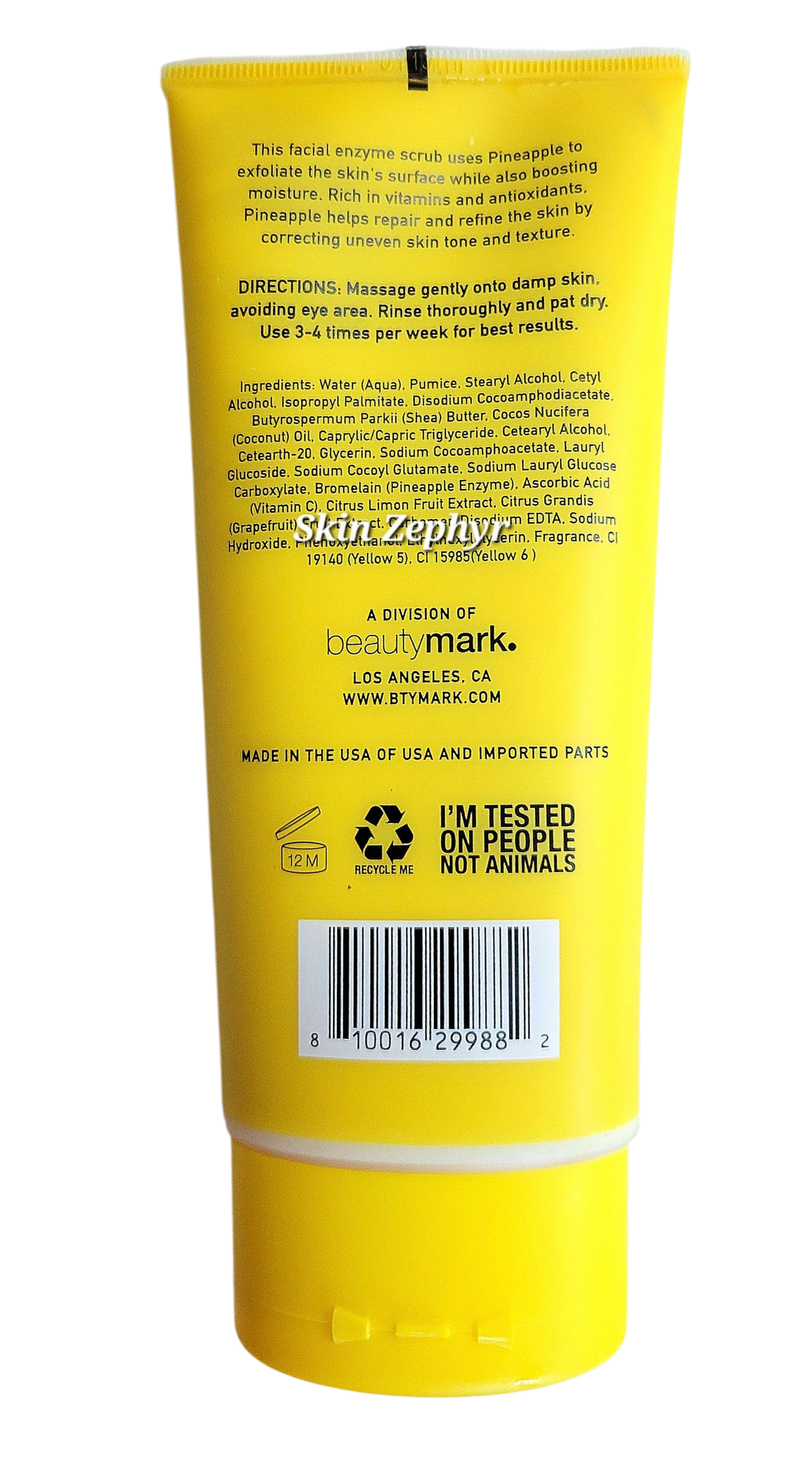 Seed and Clay Pineapple Enzyme Retexturizing Gel Facial Scrub No. 314
