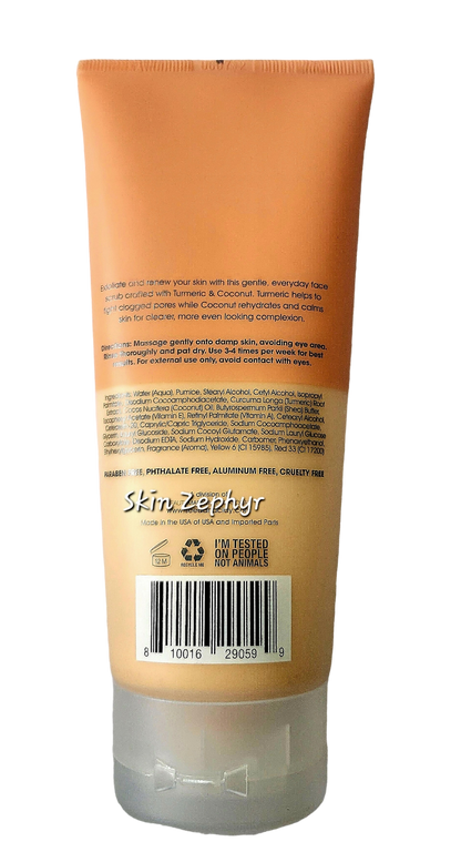 Seed and Clay Tumeric and Coconut Exfoliating Treatment Facial Scrub No. 708