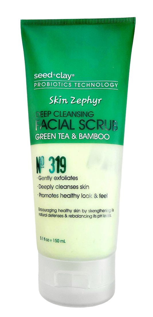Seed and Clay Green Tea and Bamboo Deep Cleansing Facial Scrub