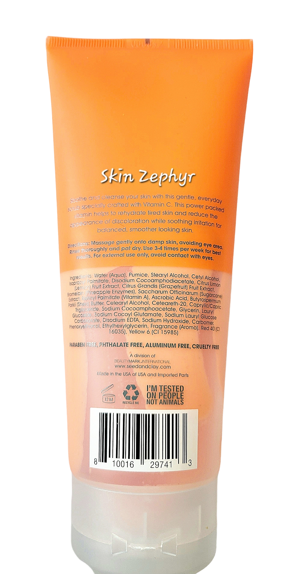 Seed and Clay Redness Relief Vitamin C Facial Scrub No. 321