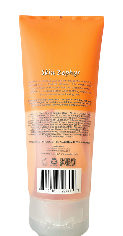 Seed and Clay Redness Relief Vitamin C Facial Scrub No. 321