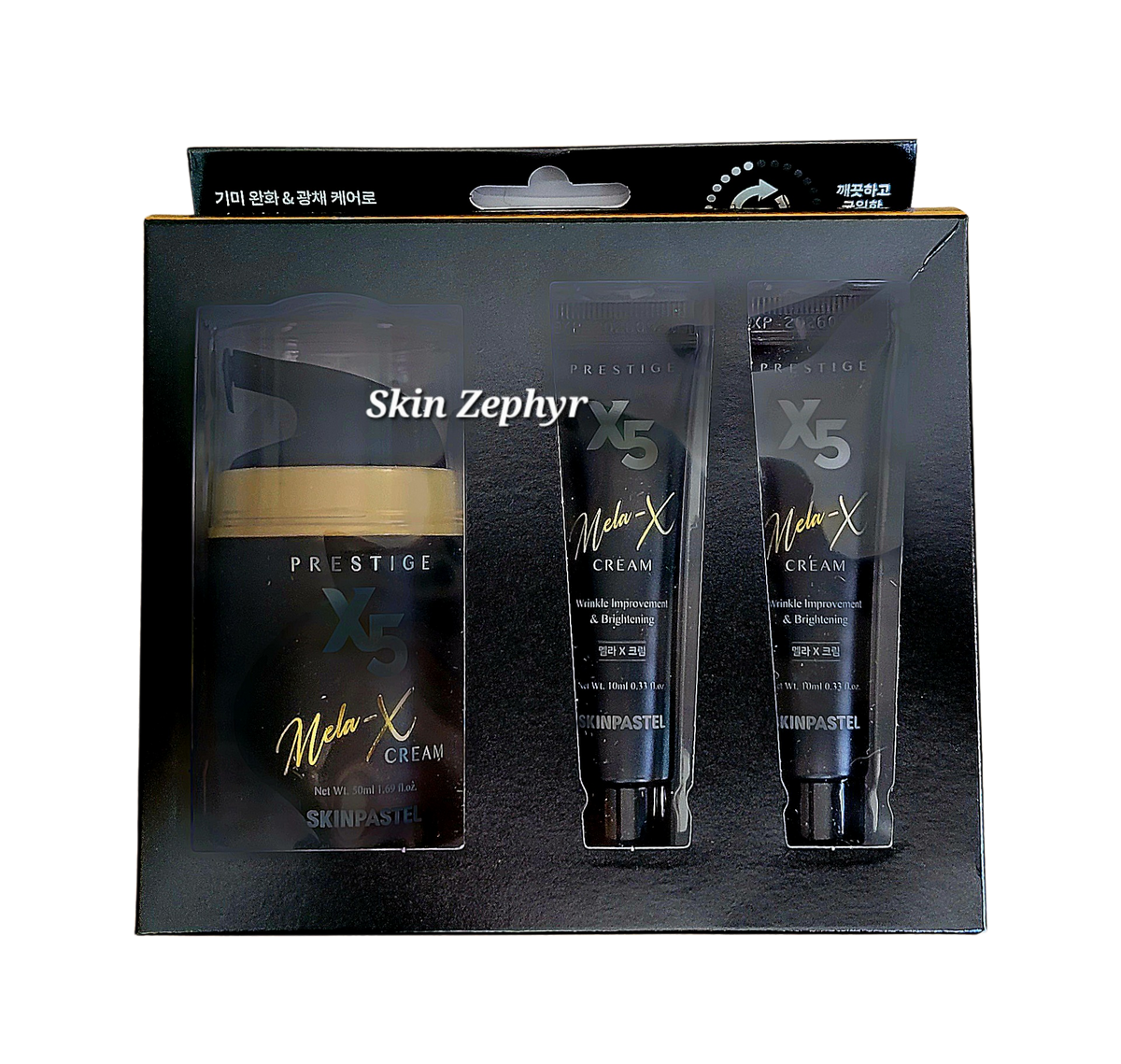 Skinpastel Recovery x5 Mela Serum &amp; Cream Triple Set