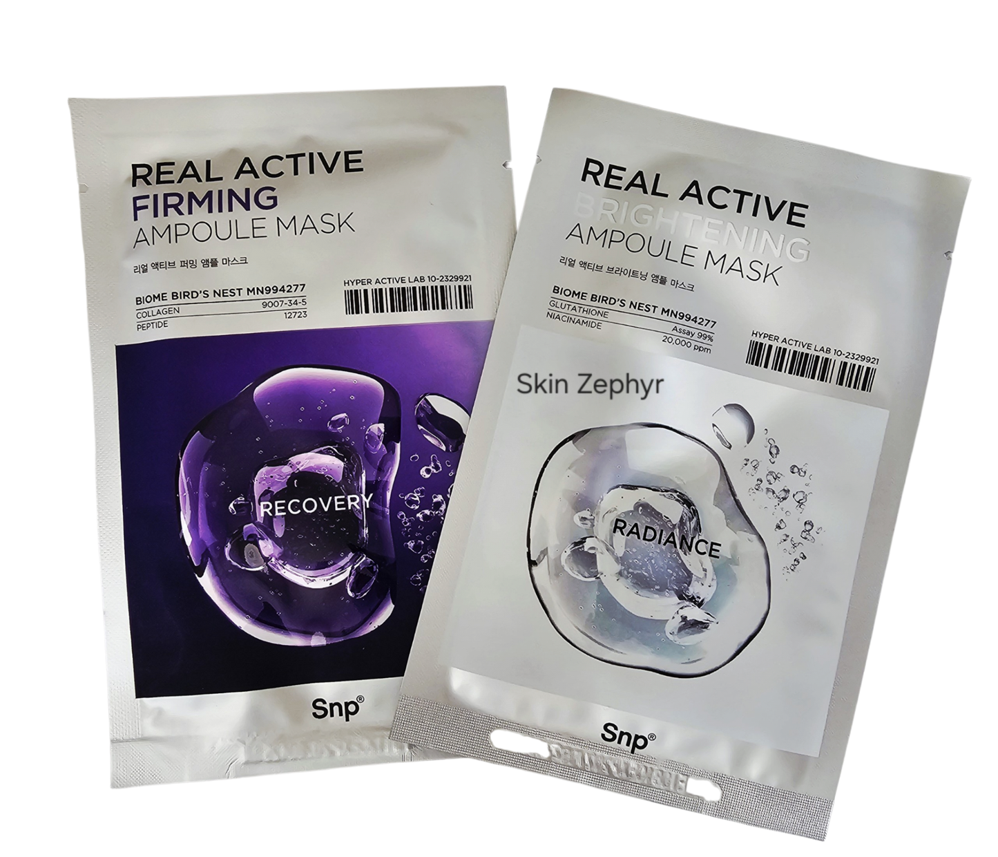 SNP Radiance X Firming Active Mask Set
