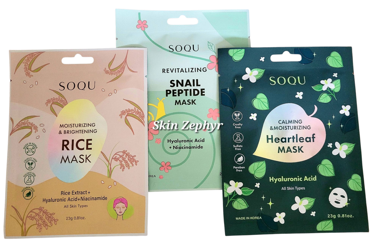 Soqu Glow Up Essentials Mask Set