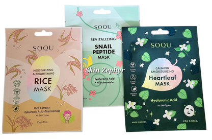 Soqu Glow Up Essentials Mask Set