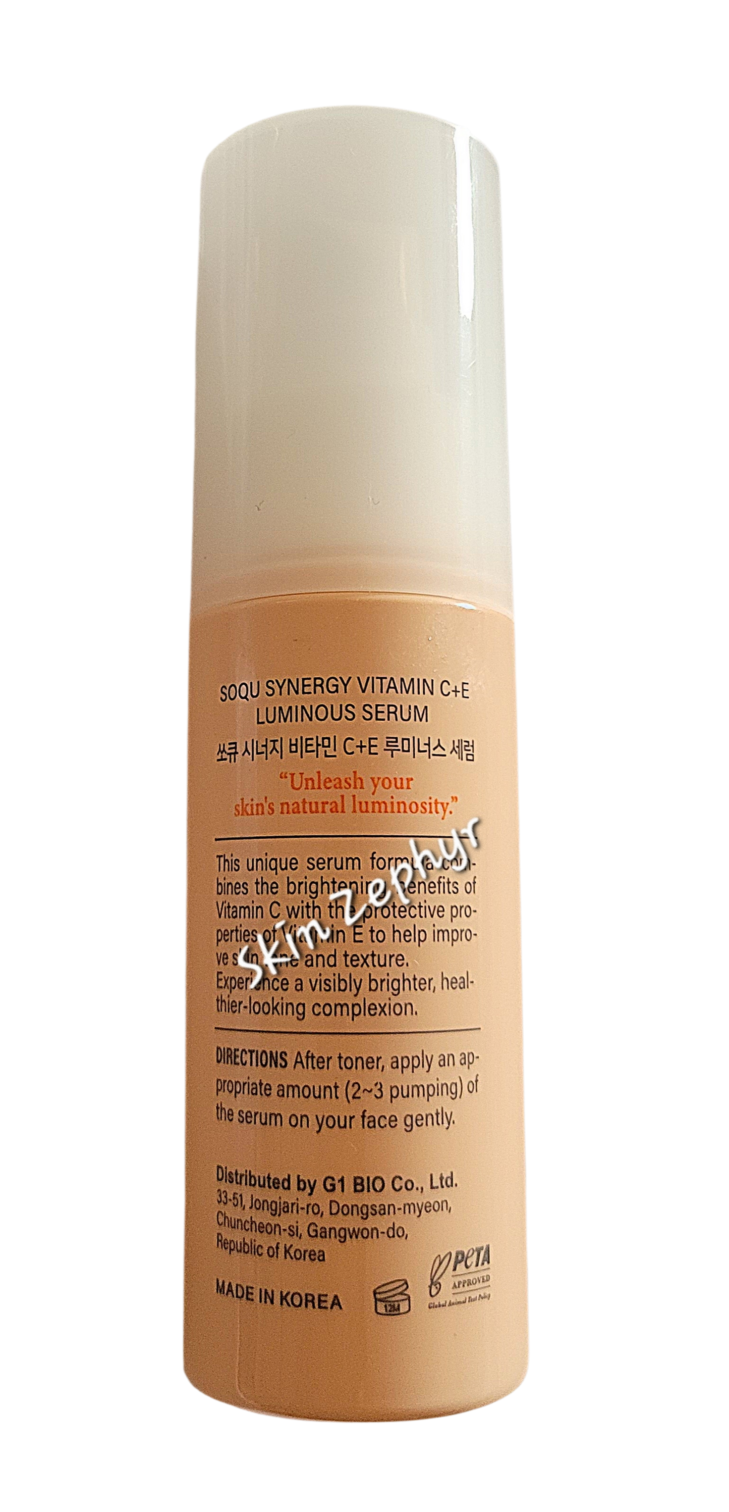 Soqu Synergy Vitamin C+E Luminous Serum