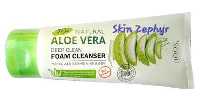Soqu Jeju Aloe Vera Deep Clean Foam Cleanser
