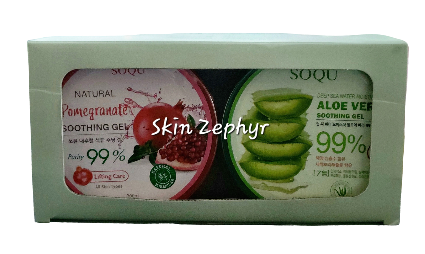 Soqu Pomegranate and Aloe Vera Soothing Gel Special Set