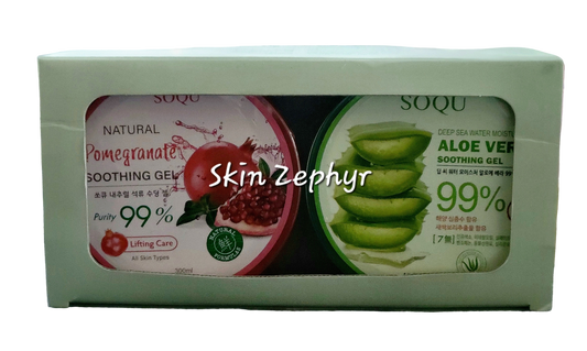 Soqu Pomegranate and Aloe Vera Soothing Gel Special Set