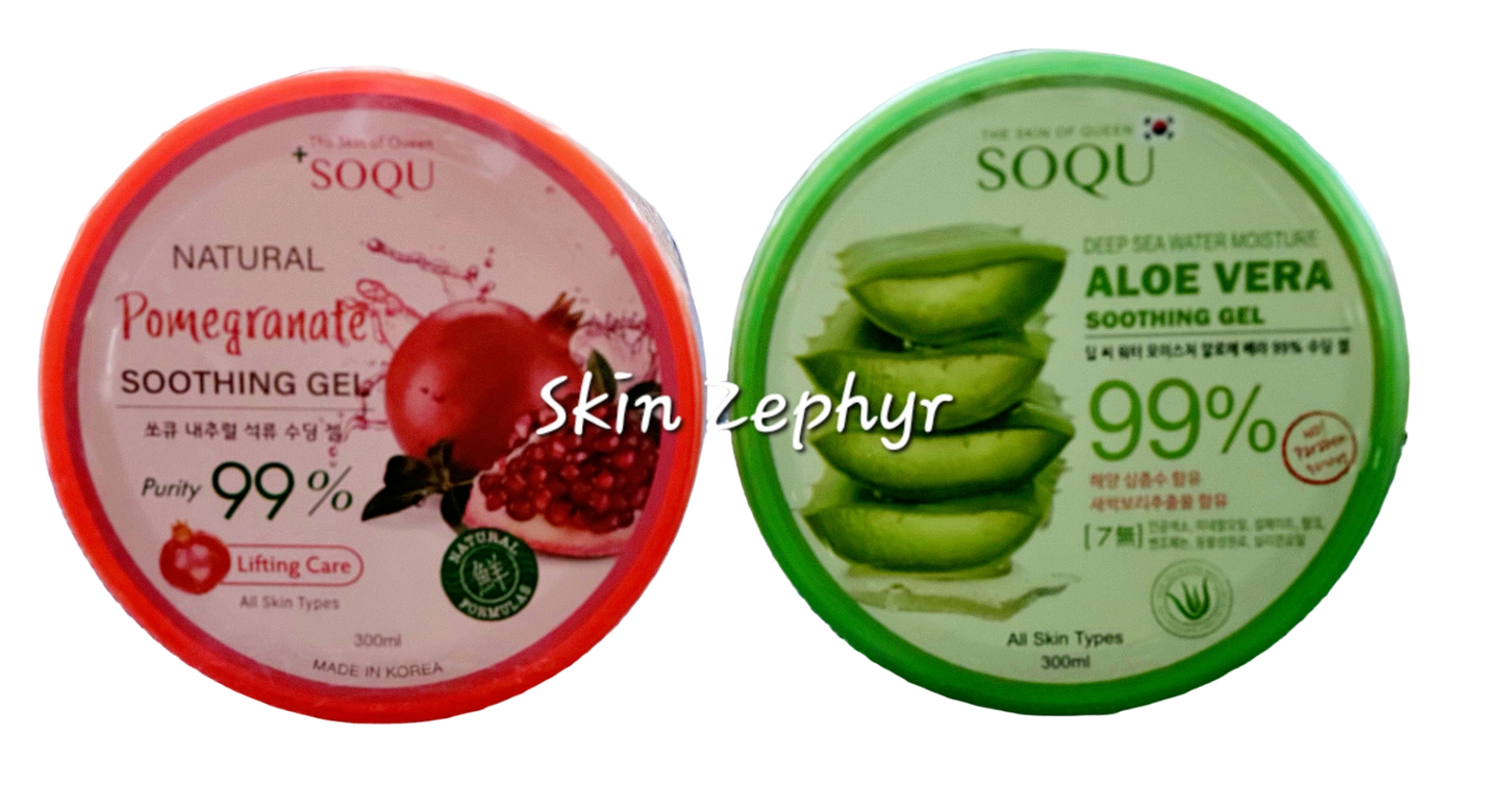 Soqu Pomegranate and Aloe Vera Soothing Gel Special Set