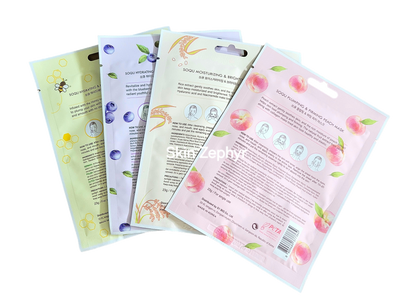Soqu Fruity Blissful Glow Mask Set Variety Pack