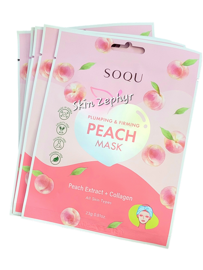 Soqu Peach Plumping and Firming Masks