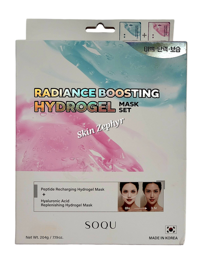 Soqu Radiance Boosting Hydrogel Mask Set