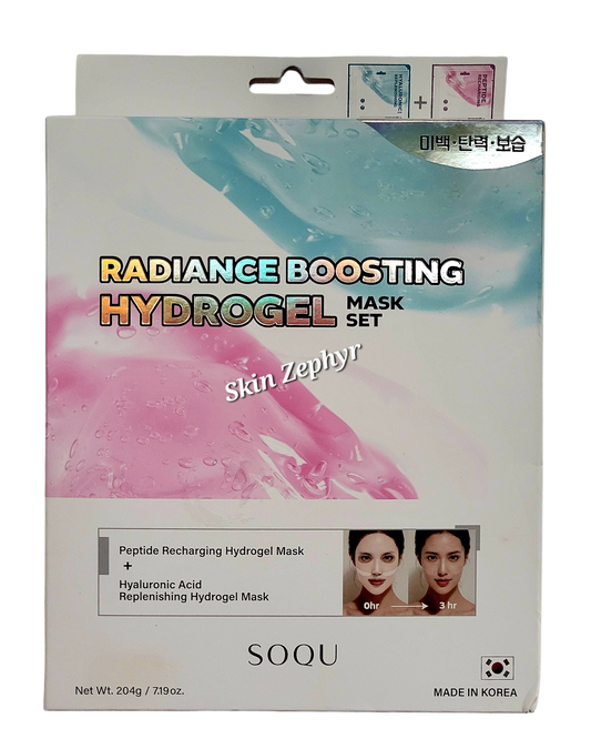 Soqu Radiance Boosting Hydrogel Mask Set