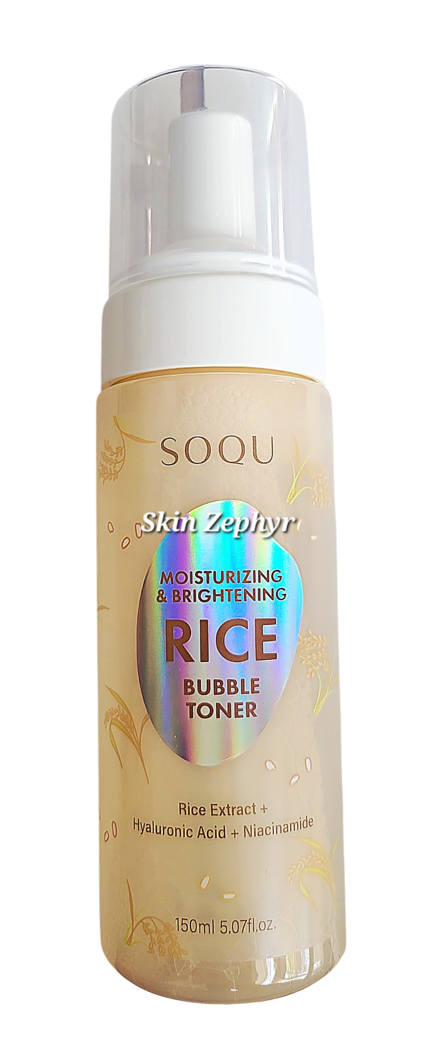 Soqu Moisturizing & Brightening Rice Bubble Toner