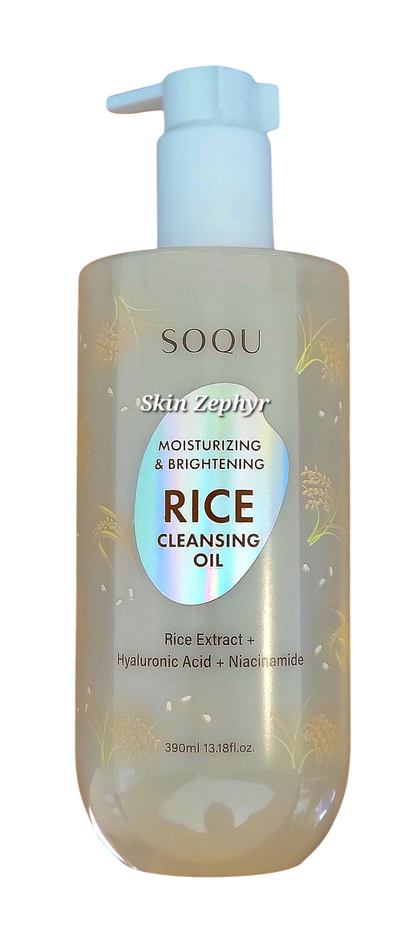 Soqu Moisturizing and Brightening Rice Cleansing Oil: Jumbo Size